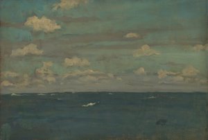Violett och silver - The Deep Sea, 1893. av James Abbott McNeill Whistler