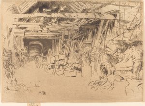 Wheelwright, 18791880. av James Abbott McNeill Whistler
