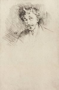 Whistler med det vita låset, 1879. av James Abbott McNeill Whistler