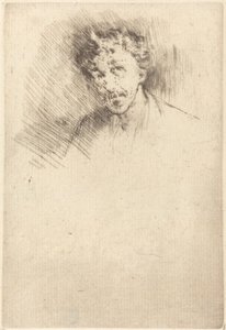 Whistler med det vita låset, 1879. av James Abbott McNeill Whistler