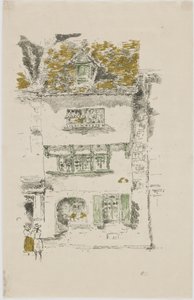 Yellow House, Lannion, 1893 (lito på papper) av James Abbott McNeill Whistler