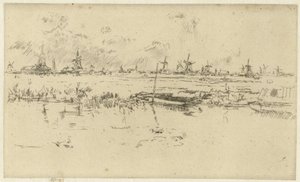 Zaandam av James Abbott McNeill Whistler