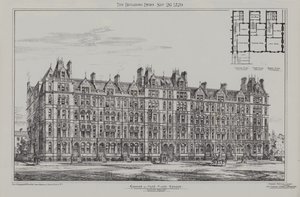 Cadogan Terrace, Cadogan och Hans Place Estate, Chelsea, 1879 av James Akerman