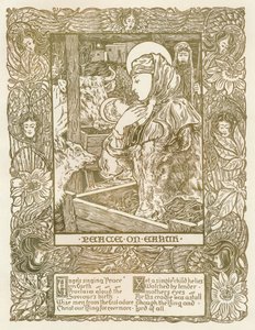 "Design för en julsång", c1898 av James Allan Duncan