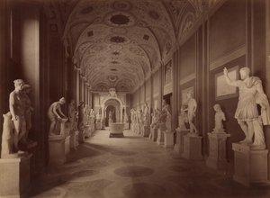 Statyernas sal, 1850-60-tal.