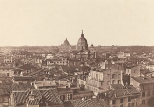 Utsikt över Rom, ca. 1855.