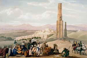 Ghanzis fästning och citadell, första anglo-afghanska kriget, 1838-1842 c1850.