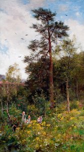 En vrå i naturens trädgård, 1879.