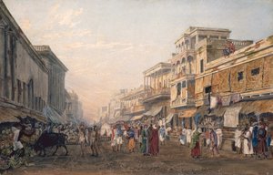 A View of Calcutta, ca 1820 (akvatint)
