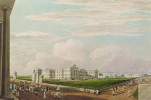 A View of Government House, Calcutta, 1826, graverad av Robert Havell den yngre (1793-1878) (akvatint)