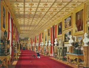 East Corridor, Windsor Castle, fra 