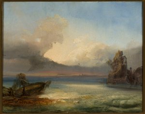 Havslandskap av James Baker Pyne