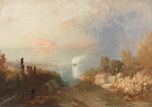 Infarten till Menai-sundet av James Baker Pyne