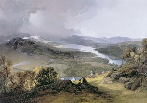 Windermere: från Orrest Head av James Baker Pyne
