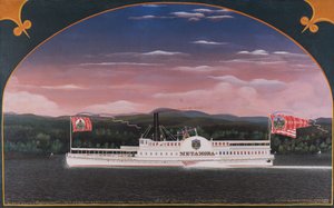 Paddle Steamboat Metamora, 1859