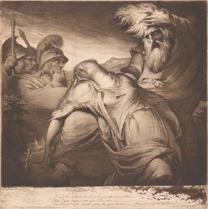 Kung Lear och Cordelia av James Barry