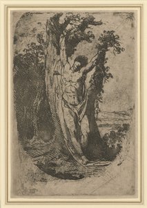 Sankt Sebastian, ca 1776 (mjukgrundsetsning med roulettearbete och fula bett) av James Barry