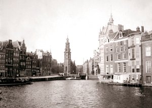 Kanalen, Amsterdam, 1898. av James Batkin