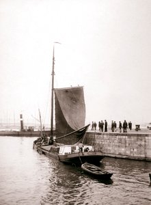 Kanalbåt, Marken Island, Nederländerna, 1898. av James Batkin