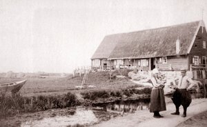 Invånare på ön Marken, Nederländerna, 1898. av James Batkin
