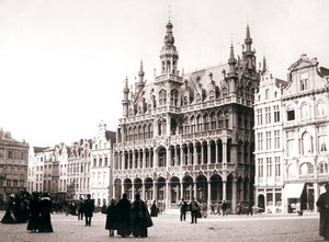 Marknadstorget, Bryssel, 1898.