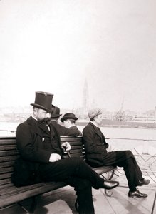 Passagerare på en färja, Rotterdam, 1898. av James Batkin