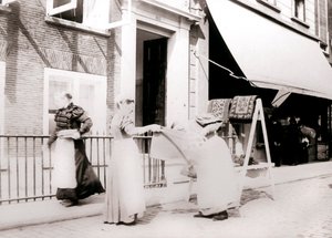 Kvinnor, Rotterdam, Nederländerna, 1898