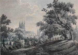 Croydon Church från Duppas Hill Terrace, 1925