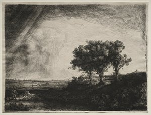 De tre träden, ca. 1770-1844.