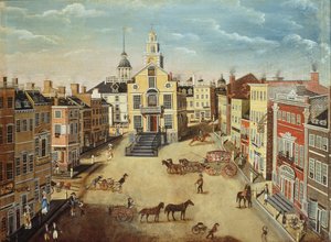 Old State House, Boston av James Brown Marston