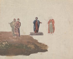 Fem män som pratar av James Bruce