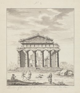 Nr 2 Höjd av framsidan av det första templet som vetter mot havet av James Bruce