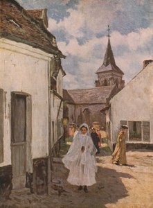 Återvänder från den första nattvarden, sent 1800-tidigt 1900-tal, c1930.
