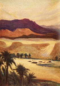 Ett Palestinaläger vid Elim - Heb. xiii. 11, c1924. Skapare: James Clark, Henry A Harper.