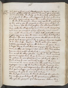 Egerton MS 2177 A f.367r Captain Cook: Journals III