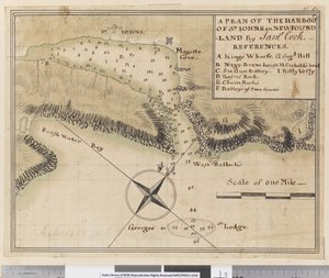 bl.a. En plan för hamnen i St Johns i Newfoundland