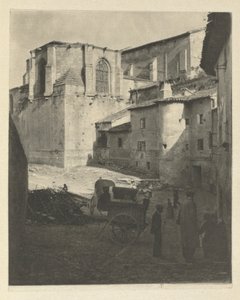 Kameraarbete: Gamla kyrkan - Burgos, 1914.