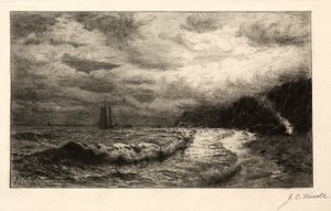 Smugglarens landningsplats. av James Craig Nicoll