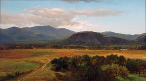 Moat Mountain och White Horse Ledge, Study, North Conway, New Hampshire, 1867 av James David Smillie