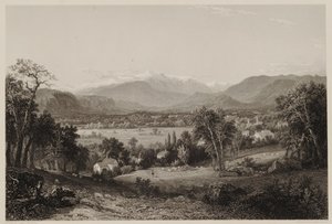 Mount Washington från Valley of Conway, efter John F. Kensett, graverad av James Smillie, tryckt av J. Dalton