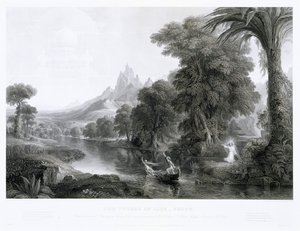 Livets resa — Ungdom, ca. 1855 (gravyr) av James David Smillie