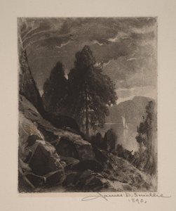 Utan titel (Experiment - våt akvatint) av James David Smillie