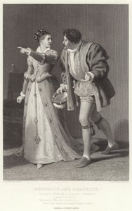 Benedick och Beatrice, Much Ado about Nothing, Act IV, Scene I