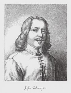 John Bunyan, porträtt (gravyr) av James Dawson Watson