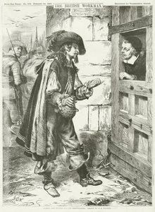 Parley the Porter och Mr Flatterwell (gravyr) av James Dawson Watson