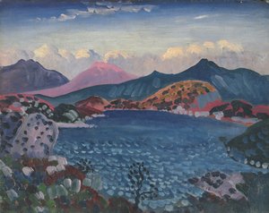 Bala Lake, ca 1911 (olja på pannå)