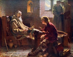 Den ärevördiga Bede översätter det sista kapitlet av St John, 1926.