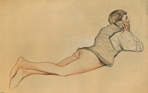 Boccaccio: Öppningsscenen i Decamerone Decameron, c1900