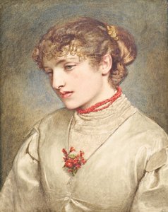 Meditation (akvarell) av James Dromgole Linton
