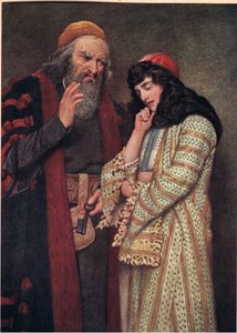 Shylock och Jessica, illustration från 